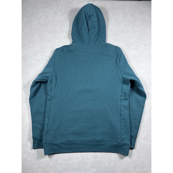 Patagonia P-6 Uprisal Hoody Size Small Teal Regular Fit Sweatshirt Logo Pullover - Picture 3 of 10